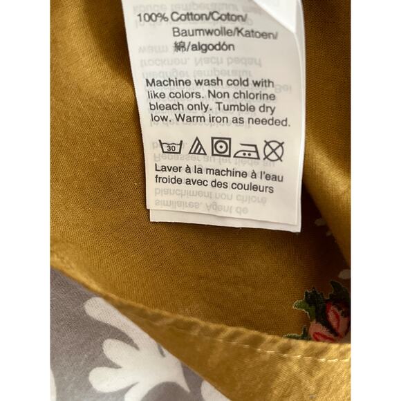 MADEWELL Classic Corsage Peplum V-Neck Ruffle Sleeve Floral Top - Picture 5 of 5